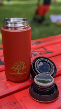 "Flammen-Uschi"Thermobecher To Go Edelstahl-NEU