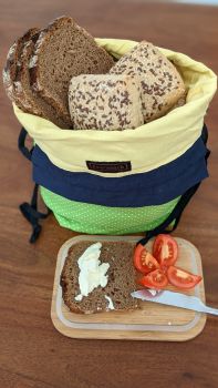 Eversnack 2-in-1-Brotbeutel-Brotkorb"Frieda"